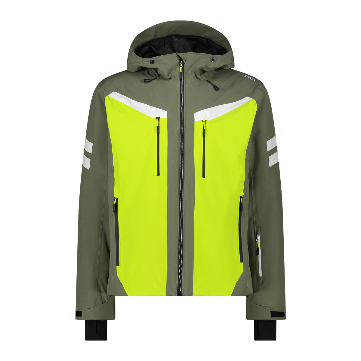 Men's ski jacket in 4 way stretch fabric