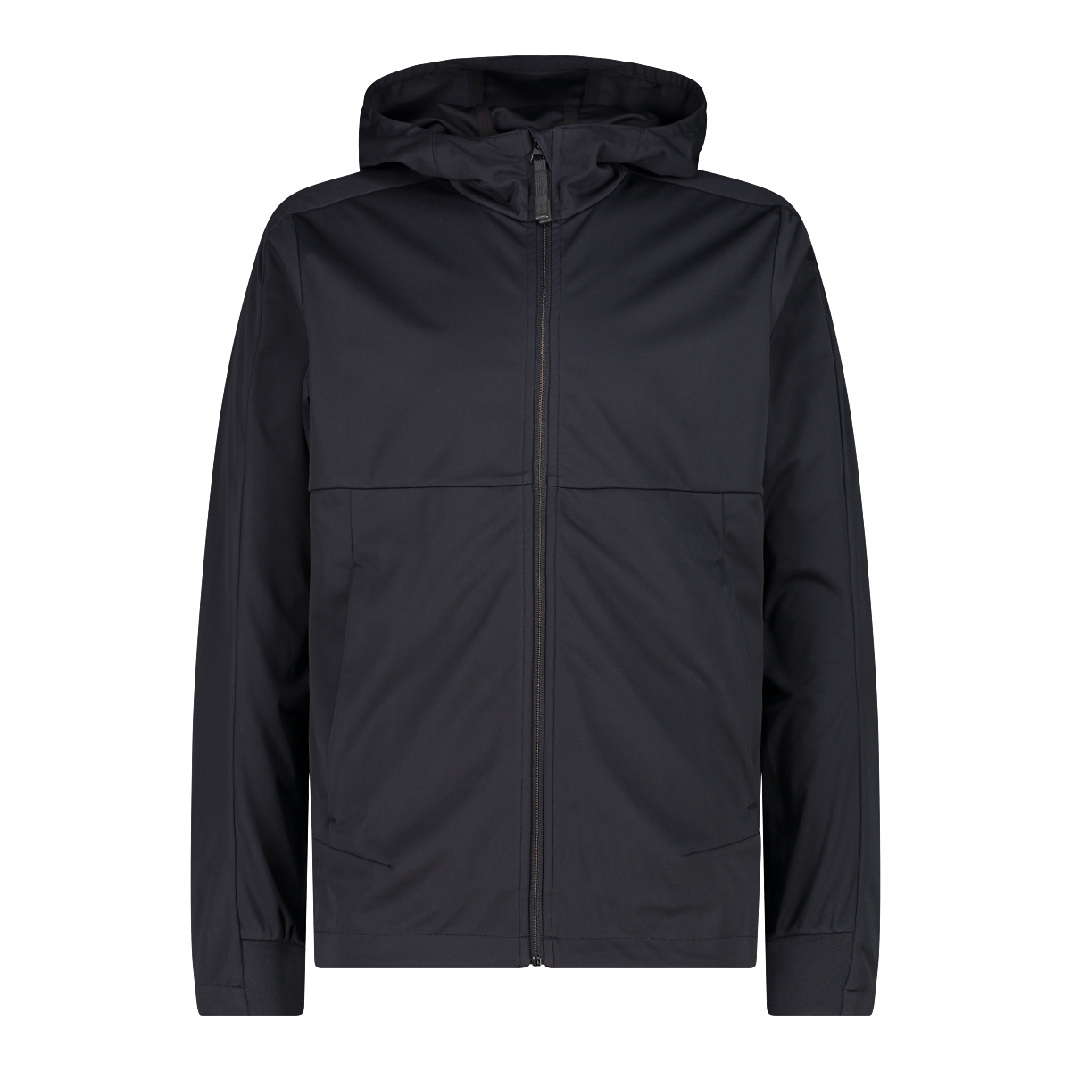 Man Jacket fix hood in light softshell