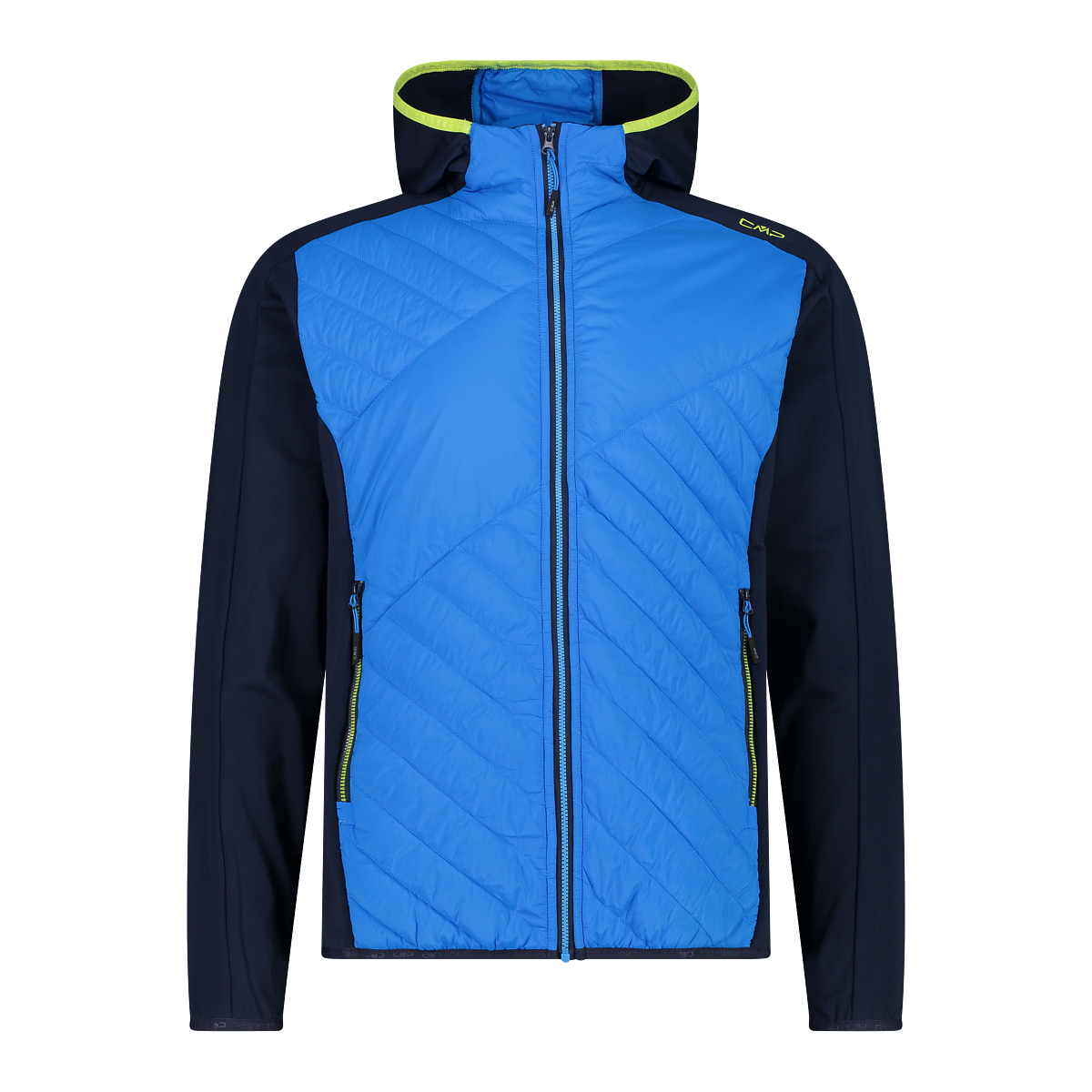 Men's Hooded Stretch Performance Hybrid Jacket