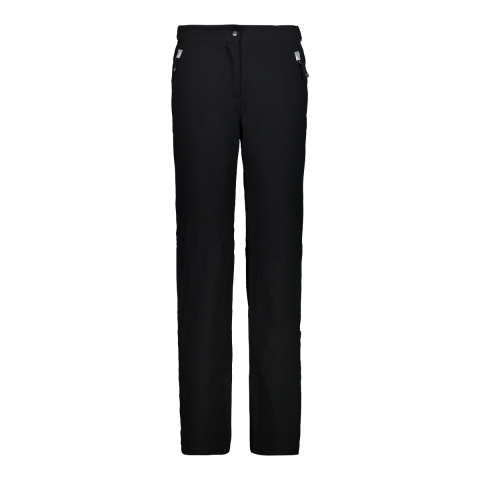 Women's ski pants with interior layer of fleece