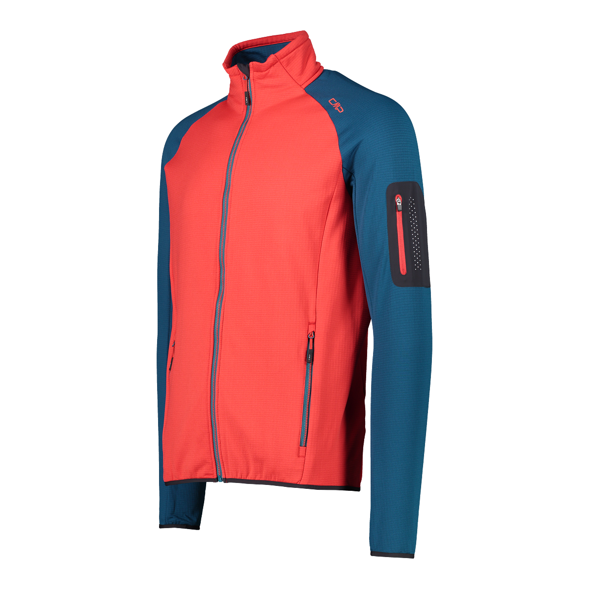 Tech CMP Gilet D'Extérieur Grid-Tech Polaire Hommes Polyester Bleu TAILLE S 