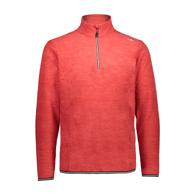 Mens fleece turtleneck pullover top