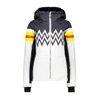 Women s geometric patterned ski jacket