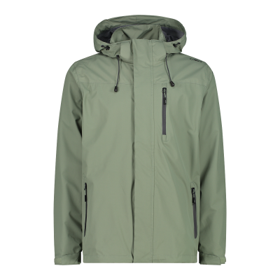 Herren-Regenjacke mit abnehmbarer Kapuze