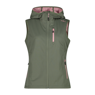Women's extra-light softshell vest