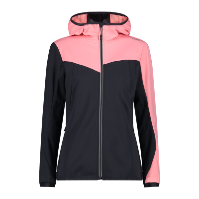 Women\'s longline softshell jacket