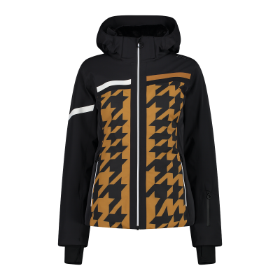 Women s half zip twill ski jacket