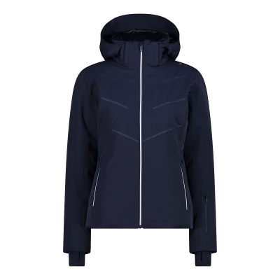 Women's ski jacket with diagonal stitching