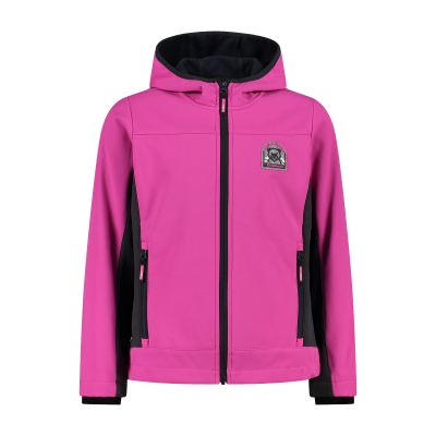 Girl's jacket with detachable hood