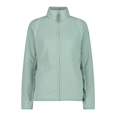 Women's triple texture fleece jacket top