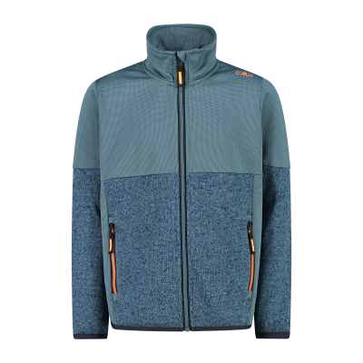 Boy's hybrid jacket in Knit Tech and High Loft