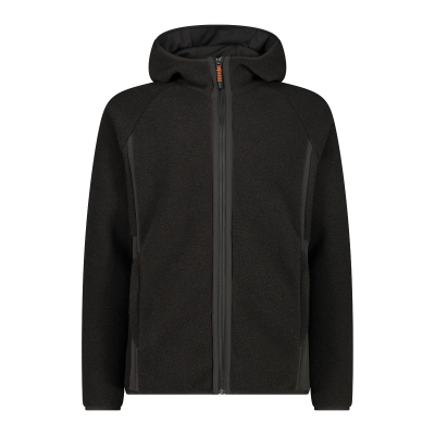 Man Jacket fix hood in softshell