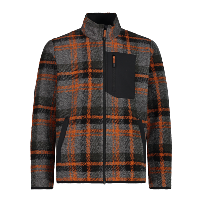 Man Jacket fix hood in softshell