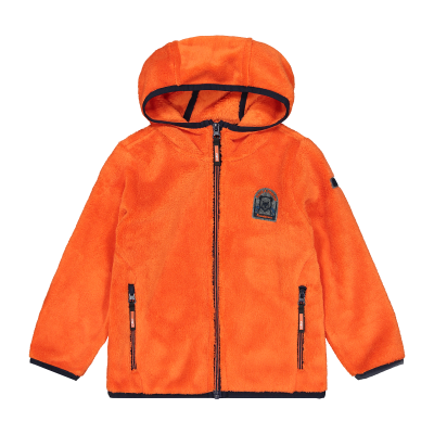 Boy's hybrid jacket in Knit Tech and High Loft