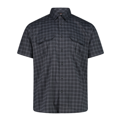 Men's Short-sleeve checked shirt