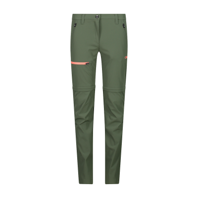 Women s zip off stretch trousers with Cargo Pockets