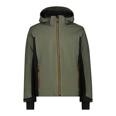 Men's denim-effect ski jacket