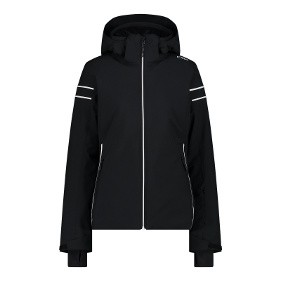 Women's ski jacket with diagonal stitching