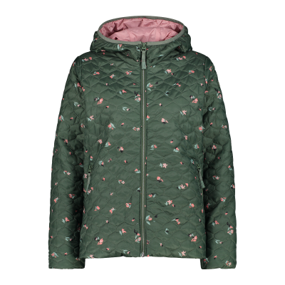 Women's padded jacket in ripstop fabric