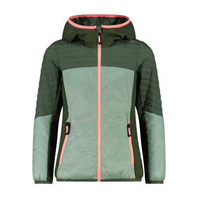 Women's hybrid hooded jacket Women's hybrid hooded jacket