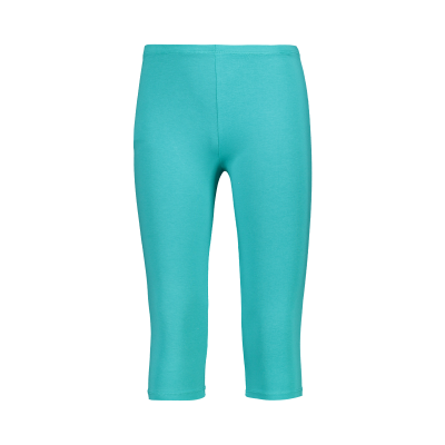 Girl's mèlange stretch-jersey capri 3/4 leggings