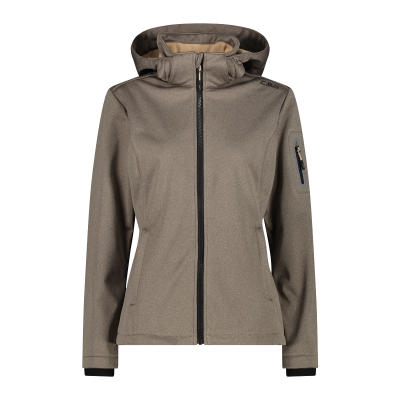 Women's softshell jacket with detachable sleeves