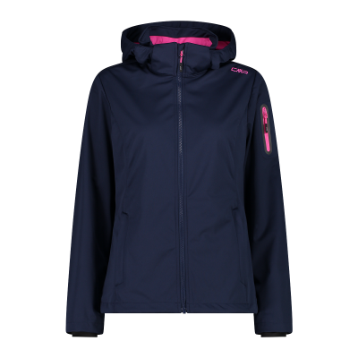 Women s light softshell jacket with detachable hood