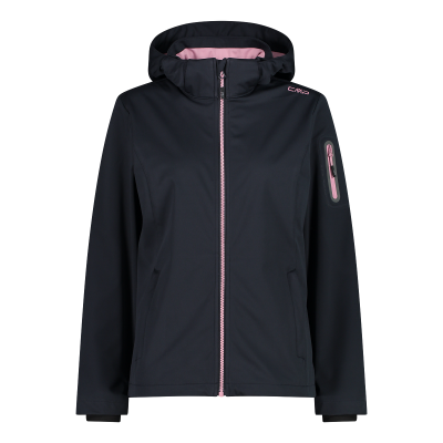 Women's light softshell jacket with print