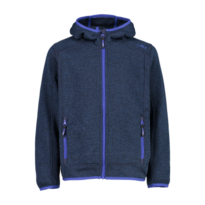 Boy s melange Knit Tech hooded heavy fleece