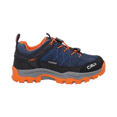 Scarpa bambini Rigel Low Waterproof tomaia in pelle CMP