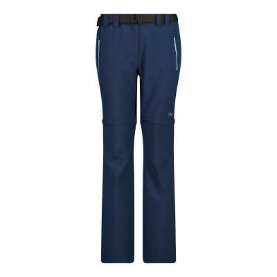 Pantaloni in softshell da donna con ghetta