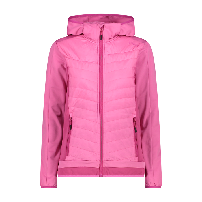 Women s hybrid colour block jacket with hood