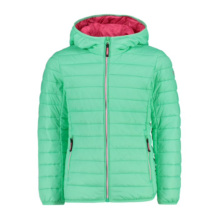 Piumino leggero color block da bambina