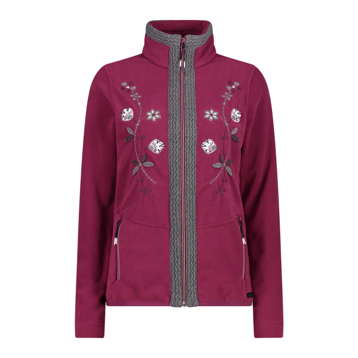 Women's zip front fleece jacket sale