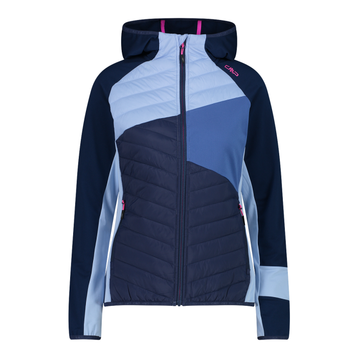 Cmp woman fix hood hybrid jacket 2025