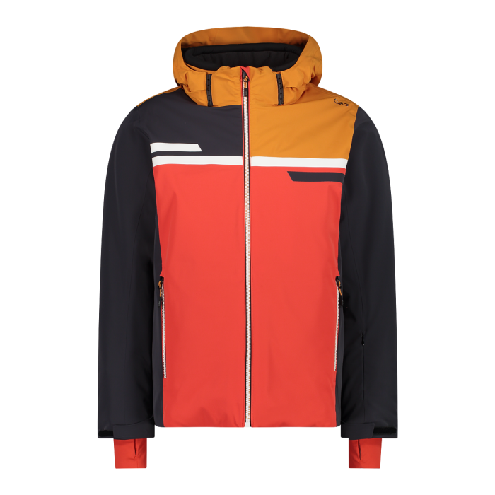 Men s color block ski jacket