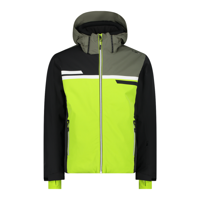 Men's color block hooded ski coat shop
