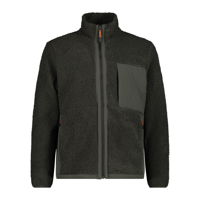 Teddy fur jacket mens top