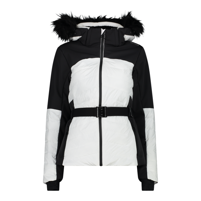 Ski jacket with belt sale