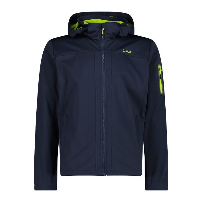 Men s light softshell jacket with detachable hood