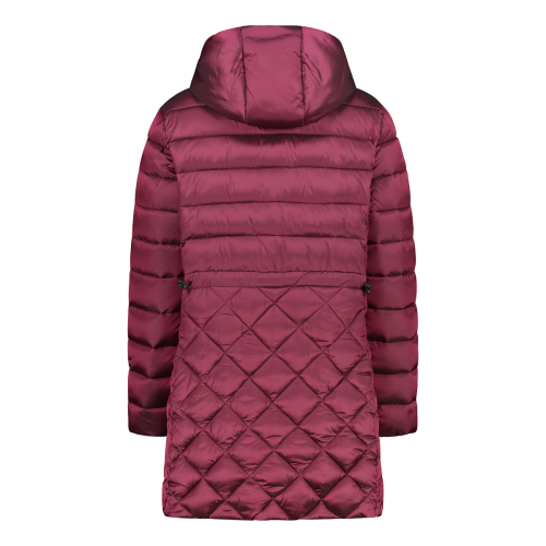 Women s long vest with mixed quilting