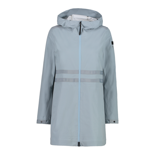 Long reflective raincoat discount