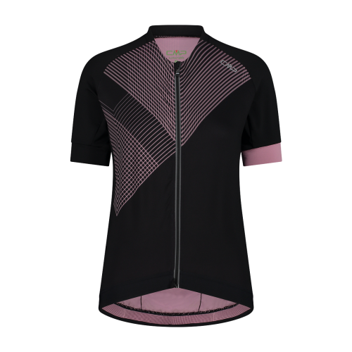 Women s full zipper recycled polyester cycling jersey