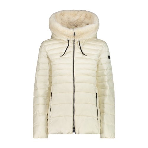 Puffer coat with wraparound collar online