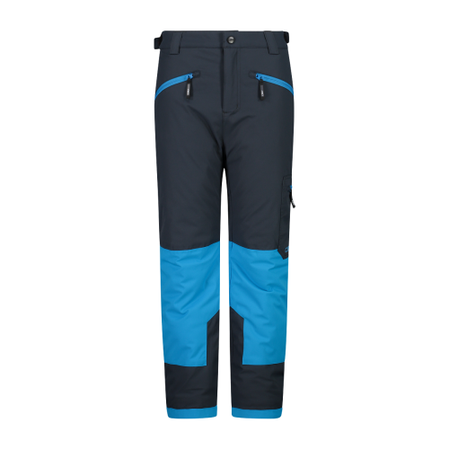 Kid's color block twill ski pants