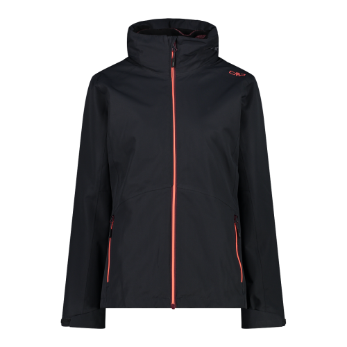 Womens waterproof jacket best sale with removable fleece lining