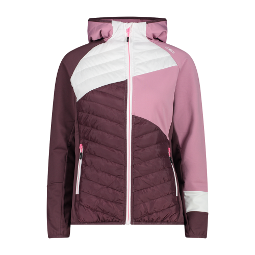 Women s Hooded Stretch Performance Hybrid Jacket
