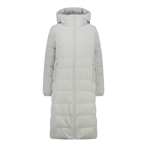 Women s nylon silk touch hooded coat