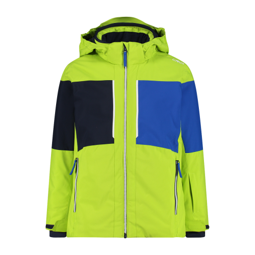 Boy s twill ski jacket with detachable hood
