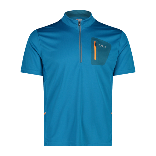 Half zip free bike t shirt